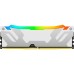 Модуль пам'яті для комп'ютера DDR5 32GB (2x16GB) 8000 MHz Renegade RGB White XMP Kingston Fury (ex.HyperX) (KF580C38RWAK2-32)