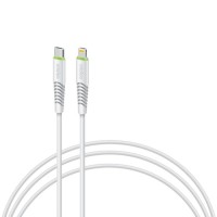 Дата кабель USB-C to Lightning 18W 1,2m CBFLEXTL1 white Intaleo (1283126504099)