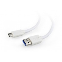 Дата кабель USB 3.0 AM to USB-C 0.5m Cablexpert (CCP-USB3-AMCM-W-0.5M)