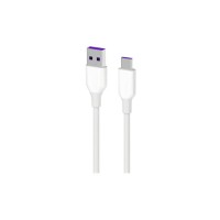 Дата кабель USB 2.0 AM to Type-C 1.0m Glow white 2E (2E-CCAC-WH_)