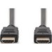 Кабель мультимедійний HDMI M to HDMI M 2.0m 4K60Hz w/Ethernet black Digitus (DB-330123-020-S)