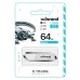 USB флеш накопичувач Wibrand 64GB Aligator White USB 2.0 (WI2.0/AL64U7W)