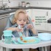 Набір дитячого посуду Chicco Set Pappa 12 м+ Блакитний (16201.25)
