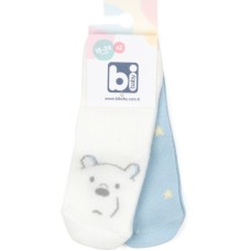 Шкарпетки дитячі Bibaby набір з ведмедиком (68343-18-cream)