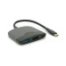 Концентратор Voltronic USB-C 3-in-1 USB 3.0 + USB-C + HDMI 0.23m black (YT-HTC3in1)