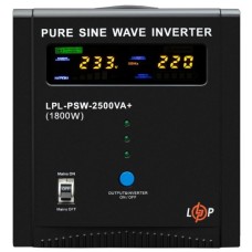 Пристрій безперебійного живлення LogicPower LPL-PSW-2500VA+ ( 1800W ) 24V (37722)