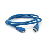 Дата кабель USB 3.0 AM to Micro B 1.0m blue Voltronic (YT-3.0AM\Micro-B-1.0BL)