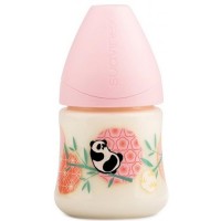 Пляшечка для годування Suavinex Історії панди 150 мл рожева (303953)