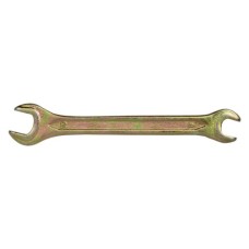 Ключ Sigma ріжковий 8x10мм жовтий цинк (6025101)