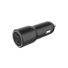 Зарядний пристрій Gembird 2xUSB-C (PD 20W) black (TA-UC-C2PD40-CAR-01)