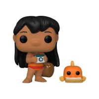 Фігурка для геймерів Funko Pop серії Ліло та Стіч - Ліло з рибкою (55621)