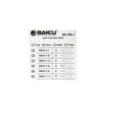 Жало паяльне Baku BK-900M-T-D,silver, 4*6,3mm, мідь, гальванічне покриття (BK-900M-T-D)
