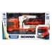 Спецтехніка TechnoDrive серії Big Truck – Евакуатор Scania з машиною (світло, звук) (6408KS)