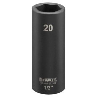 Торцева головка DeWALT IMPACT ударна довга, 1/2 х 20 мм (DT7554)