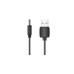 Кабель живлення USB to DC 3.5mm 5V 1.0m 2.0A black Vention (CEXBF)
