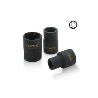 Екстрактор Toptul головка для пошкоджених болтів 1/2" 19мм (BAAK1619)