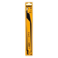 Полотно DeWALT для шабельних пилок, по металу, швидкий пропил, 203 мм, 18 TPI, 5 шт (DT2354)