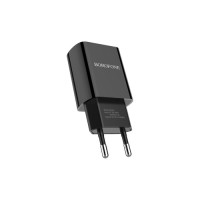 Зарядний пристрій BOROFONE BA20A Sharp charger set(Lightning) Black (BA20AB)