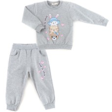Спортивний костюм дитячий Breeze TIME TO SMILE (20888-110G-gray)