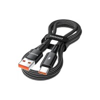 Дата кабель USB 2.0 AM to USB-C 1.0m 120W black Essager (EXC120-CG01-P)