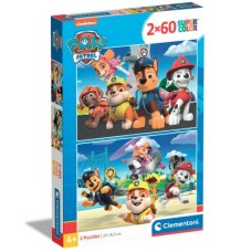 Пазл Clementoni 2 в 1 Paw Patrol. New, 2 по 60 елементів (21623)