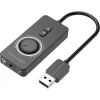 Звукова плата VENTION Audio USB 3х3,5mm jack 0.15m Volume Control (CDRBB)