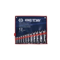 Ключ KING TONY комбінований укорочений 12шт., 8-19 мм (1282MR)