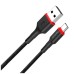 Дата кабель USB-C to USB-C 1.0m 2.4А black ColorWay (CW-CBUC064-BK)