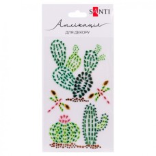 Набір для творчості Santi Trendy Cactus аплікація зі страз самоклеючих 9.5х15 см (742536)