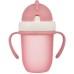 Поїльник-непроливайка Canpol babies Matte Pastels із силіконовою трубочкою 210 мл Рожевий (56/522_pin)