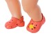 Аксесуар до ляльки Zapf Взуття для ляльки Baby Born - Сандалії із значками (червоні) (831809-4)