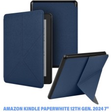 Чохол до електронної книги BeCover Ultra Slim Origami Amazon Kindle Paperwhite 12th Gen. 2024 7" Deep Blue (712838)