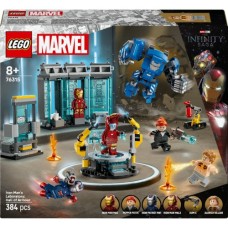 Конструктор LEGO Super Heroes Лабораторія Залізної Людини: зал обладунків (76315)