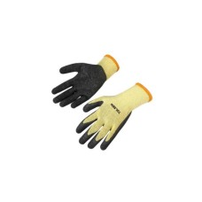 Захисні рукавиці Tolsen робочі покриті спіненим латексом жовті XL (10) (45312)
