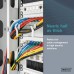 Патч-корд 10м, FTP, cat.6A, Sliim, AWG 32/7, Cu, LSZH, grey Digitus (DK-1632-A-100S)