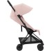 Коляска Cybex Coya Matt Black Peach Pink (522004345)