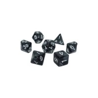 Набір кубиків для настільних ігор Games 7 Days Pearl 7 Dice Set - Black (g7dpearl02)