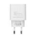 Зарядний пристрій RivaCase 1xUSB Type-C PD 20 Вт кабель Type-C white (PS4101 WD4 (White))