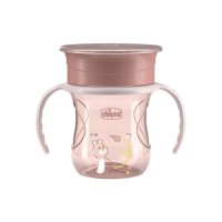 Поїльник-непроливайка Chicco Perfect Cup 200 мл. від 12 місяців (рожева) (06951.15)