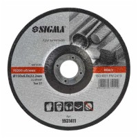 Круг зачистний Sigma по металу 150×6.0×22.2мм, 10200об/хв (1931411)