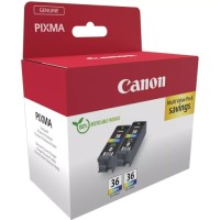 Картридж Canon CLI-36 color TWIN-pack (1511B025)