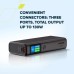 Батарея універсальна Canyon 20000mAh OnPower 230 TFT PD/130W Dark Grey (CNS-CPB230DG)