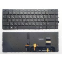 Клавіатура ноутбука HP EliteBook 745 G7/G8, 840 G7/G8 черна з підсв ТП UA (A46214)