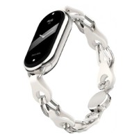 Ремінець до фітнес браслета Armorstandart Chain Wristband для Xiaomi Mi Band 8 Silver (ARM69922)