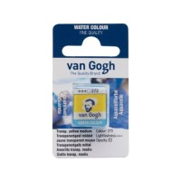 Акварельні фарби Royal Talens Van Gogh (272), Прозорий жовтий середній, кювета (8712079419103)