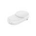 Зарядний пристрій Belkin UltraCharge Wireless 2-in-1 25W white (WIZ039KQWH)