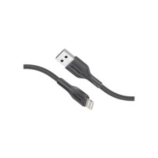 Дата кабель USB 2.0 AM to Lightning 2.0m 2A black Promate (xcord-ai200.black)
