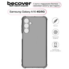 Чохол до мобільного телефона BeCover Anti-Shock Samsung Galaxy A16 4G SM-A165 / A16 5G SM-A166 Grey (713752)