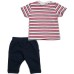 Набір дитячого одягу Breeze в полосочку (14288-80B-red)