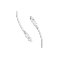Дата кабель USB-C to Lightning 1.2m 20W PD MFi POWERLINE-CI120 black Promate (powerline-ci120.white)